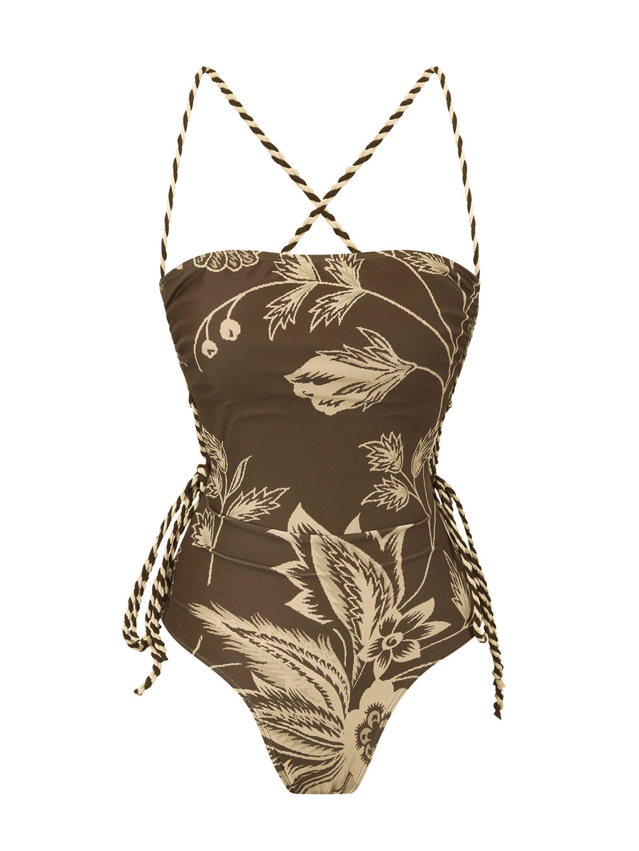 Stylish One-Piece Swimsuit and Beach Dress Set for Women