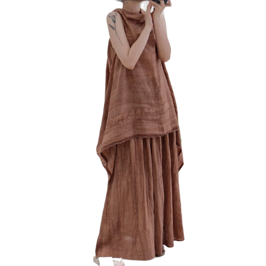 Chic Tie-Dye Irregular Elegant Womens Set - Two Piece Set
