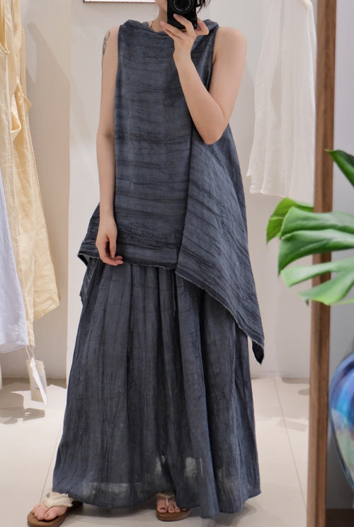 Chic Tie-Dye Irregular Elegant Womens Set - Two Piece Set