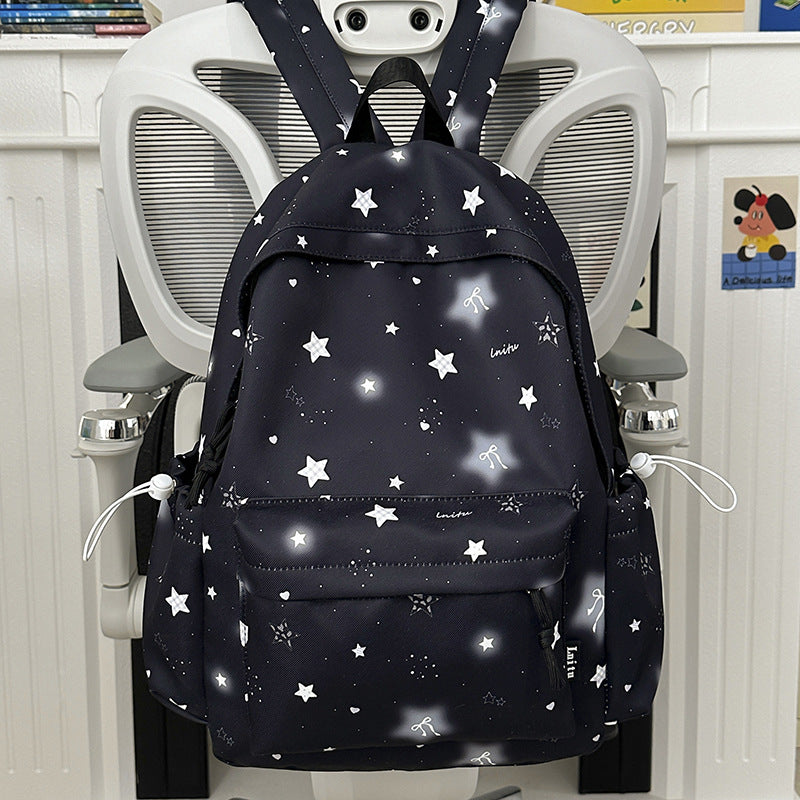 Simple Small Lightweight Shoulder Bag Casual Travel Backpack
