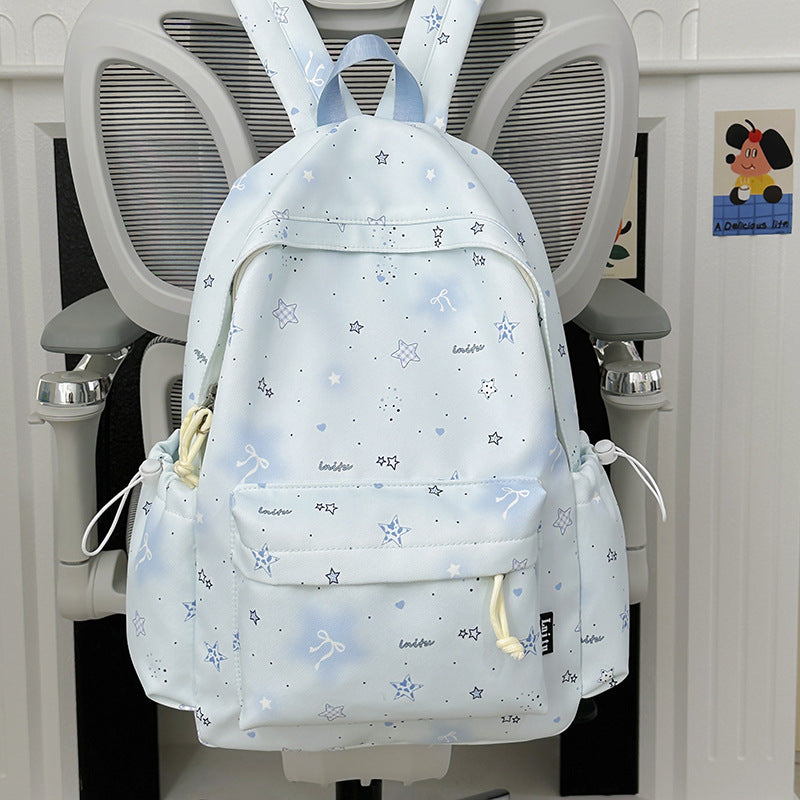 Simple Small Lightweight Shoulder Bag Casual Travel Backpack