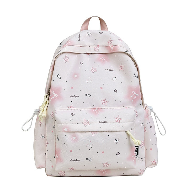 Simple Small Lightweight Shoulder Bag Casual Travel Backpack