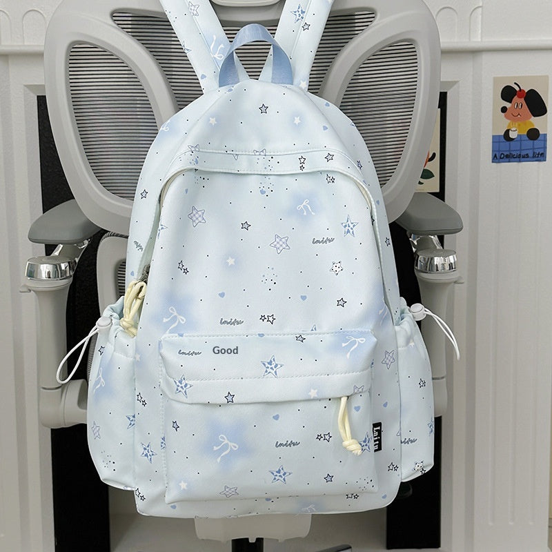Simple Small Lightweight Shoulder Bag Casual Travel Backpack