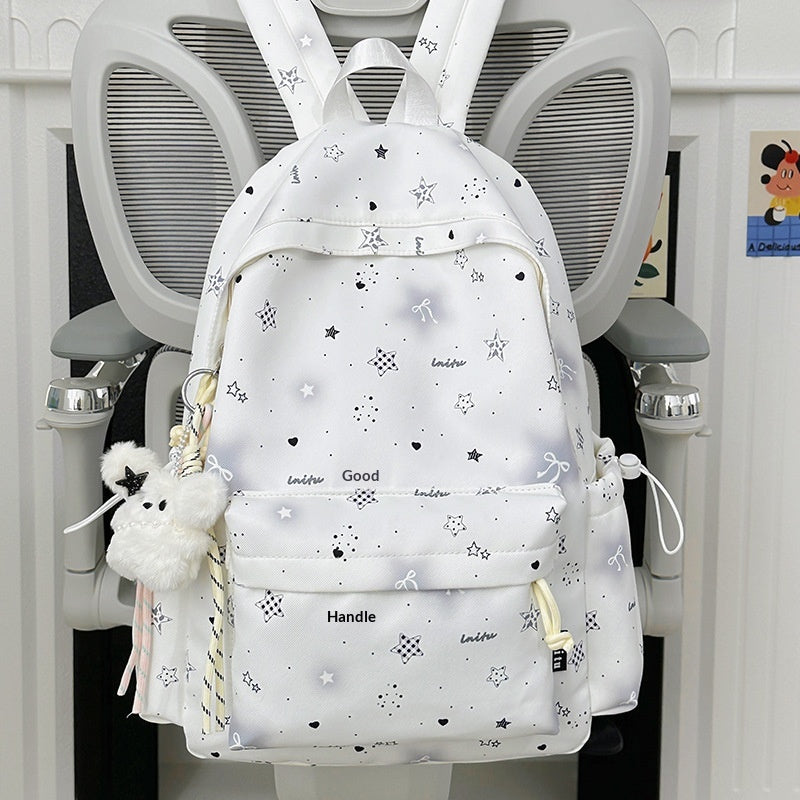 Simple Small Lightweight Shoulder Bag Casual Travel Backpack