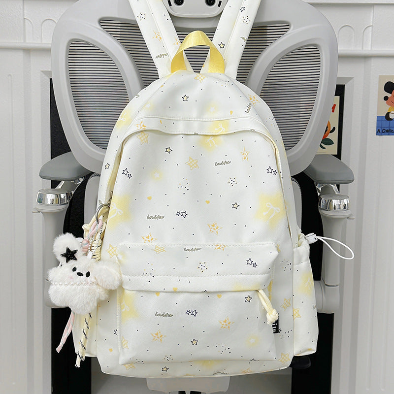 Simple Small Lightweight Shoulder Bag Casual Travel Backpack