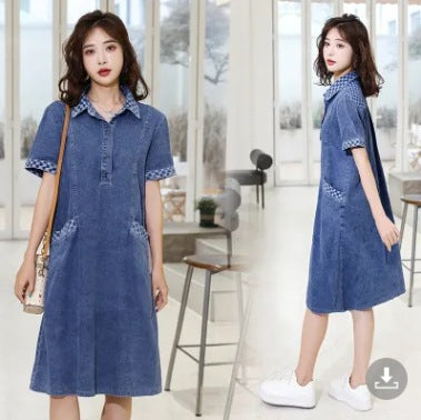 Womens Casual Lightweight Denim Dress for Everyday Style