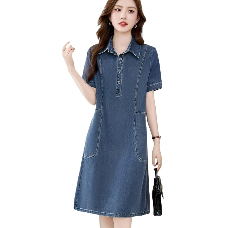 Womens Casual Lightweight Denim Dress for Everyday Style