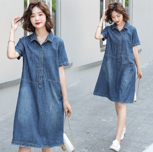 Womens Casual Lightweight Denim Dress for Everyday Style