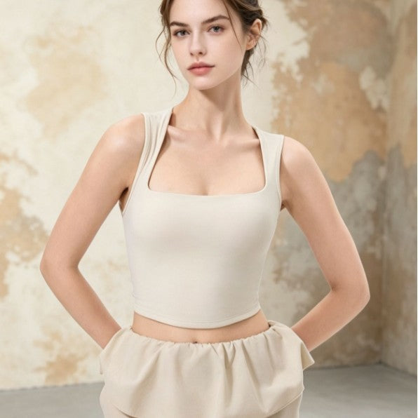 Backless Bow-Knot Yoga Tank Top - Slim-Fit & Figure-Flattering