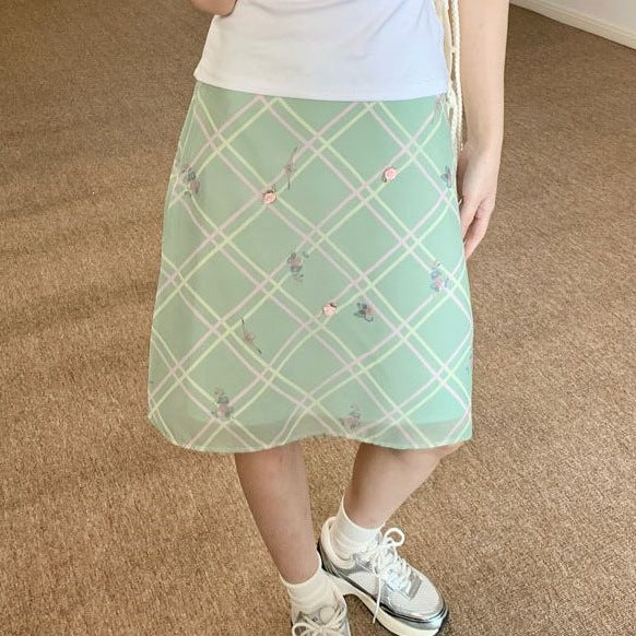 Floral High-waisted Mini Skirt for Women - Trendy & Chic
