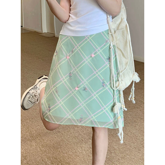 Floral High-waisted Mini Skirt for Women - Trendy & Chic