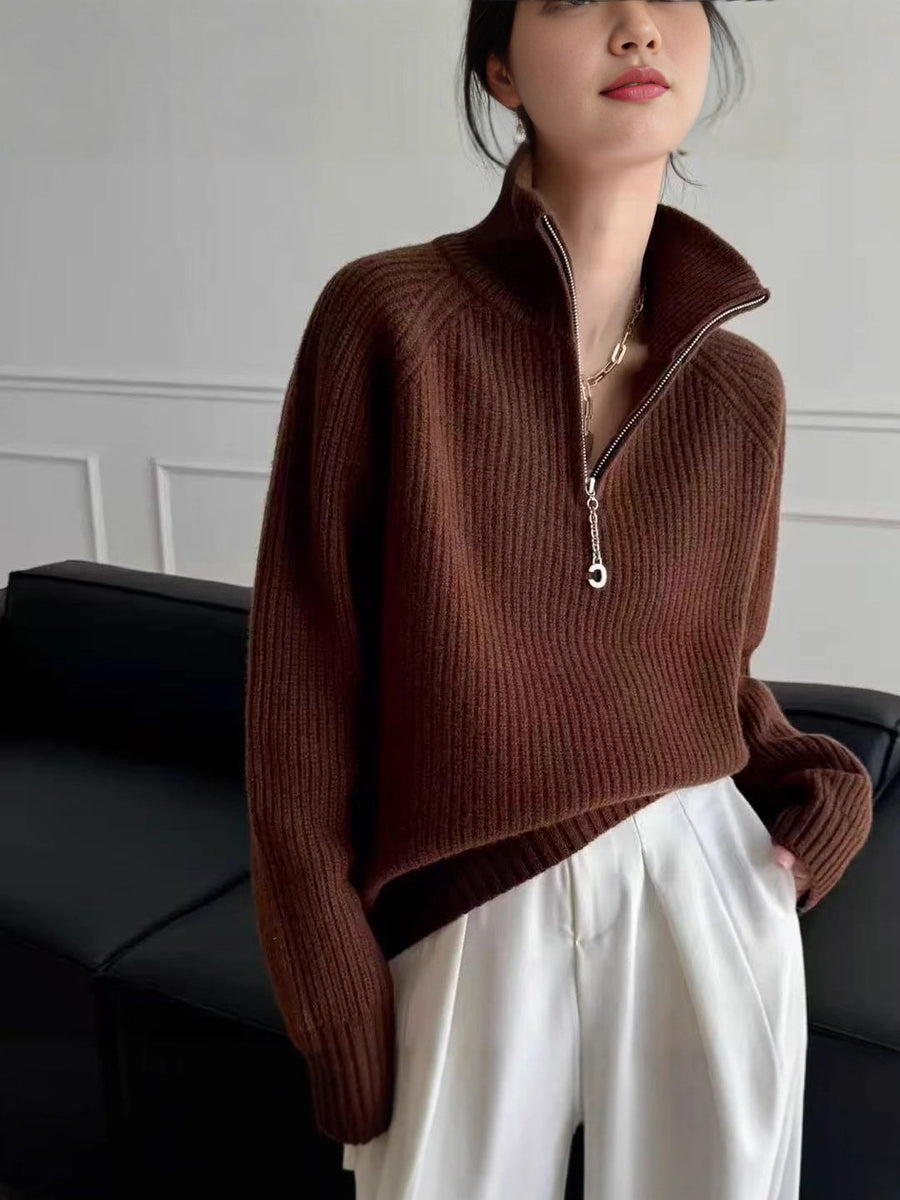 Cozy Fallwinter Sweater - Loose-fitting and Thick