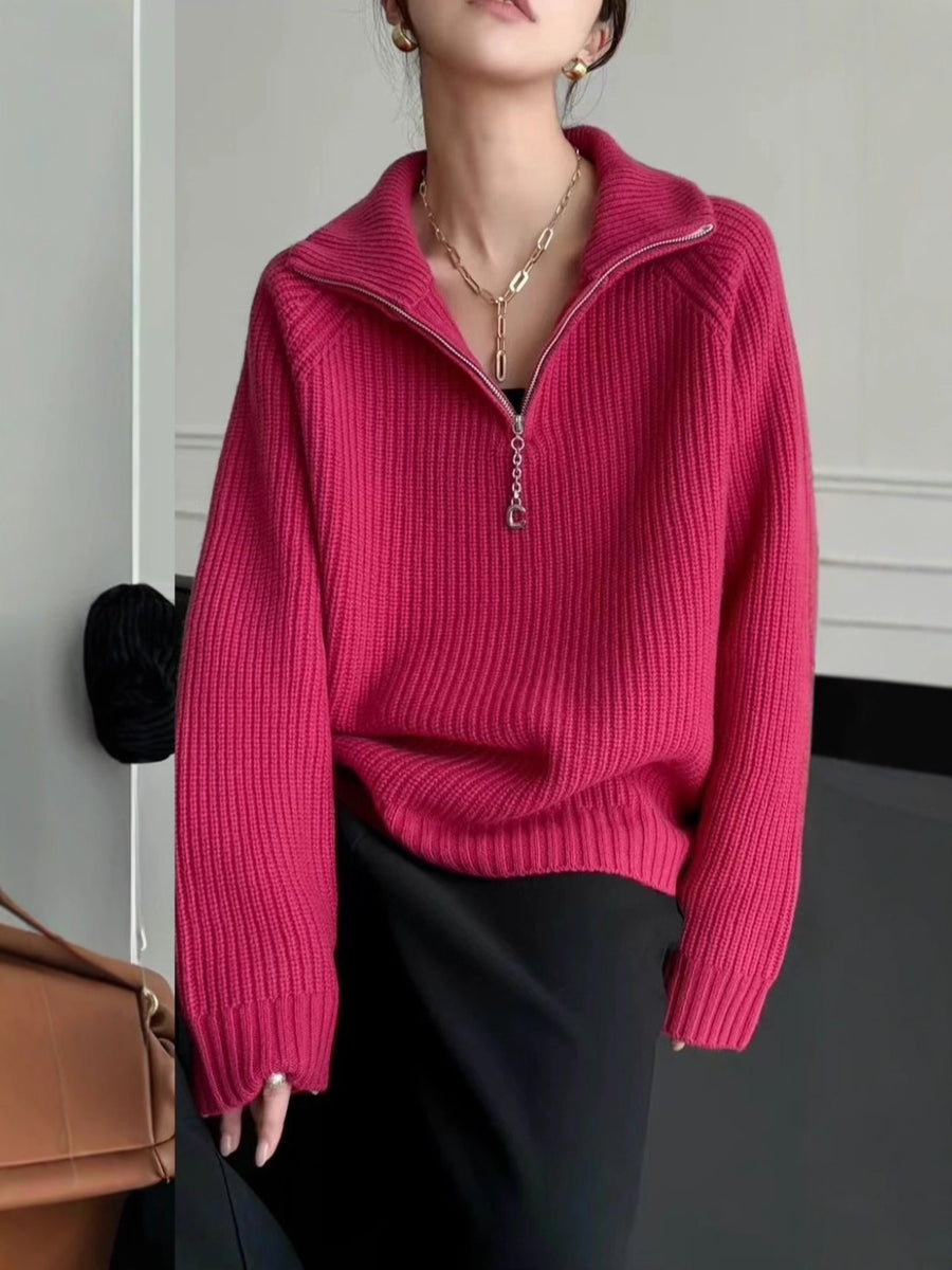 Cozy Fallwinter Sweater - Loose-fitting and Thick