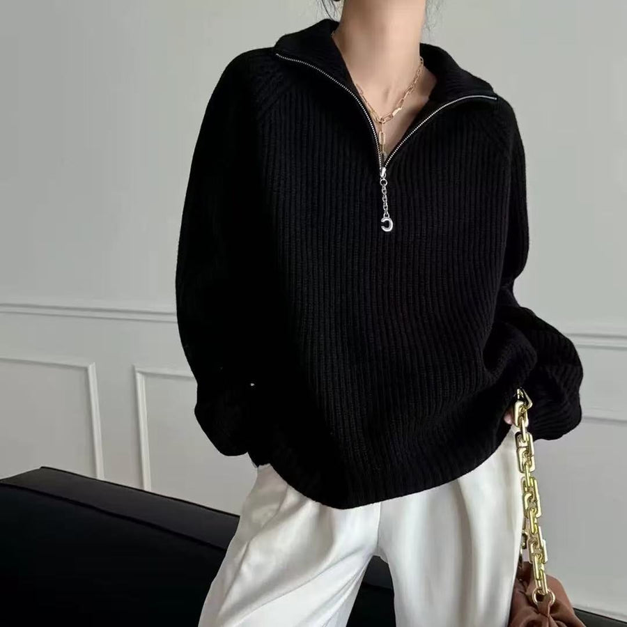 Cozy Fallwinter Sweater - Loose-fitting and Thick