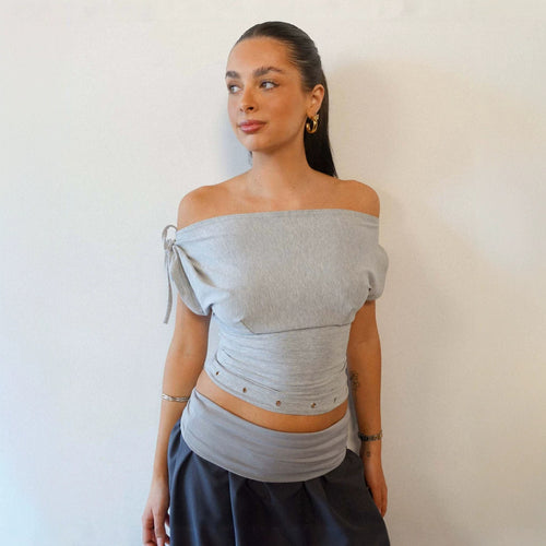 Womens Solid-Color Casual Dress T-Shirt Top for Everyday Style