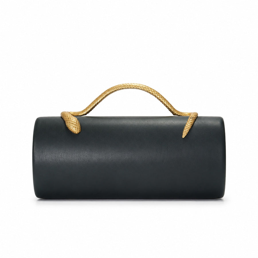 Womens Handbag PU Leather Light Luxury Snake-pattern Crossbody Bag