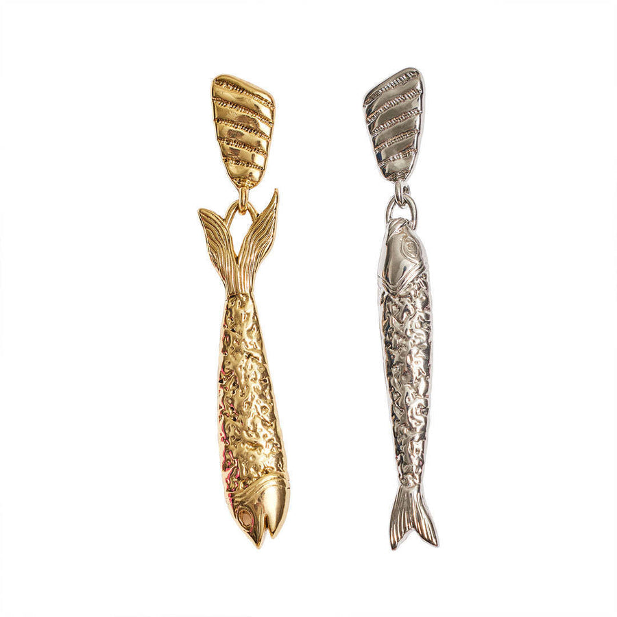 Long-style Artistic Stud Earrings in Stainless Steel