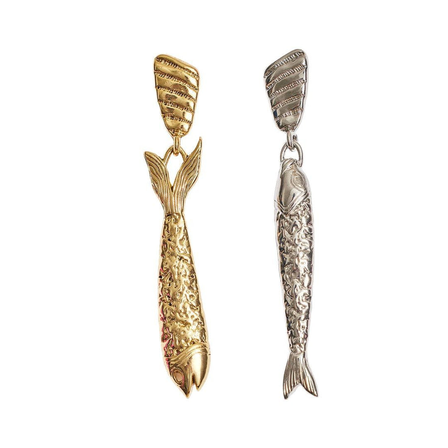 Long-style Artistic Stud Earrings in Stainless Steel