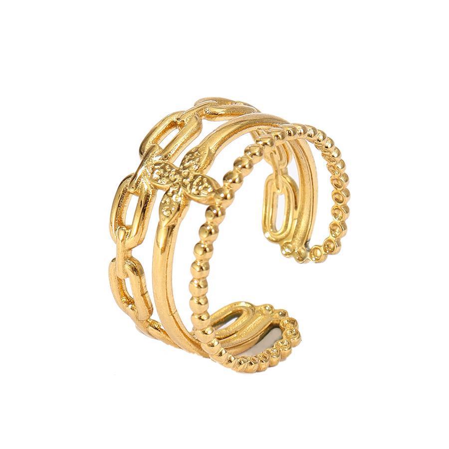 French-style Starsunmoon Ring for Women - Elegant & Unique