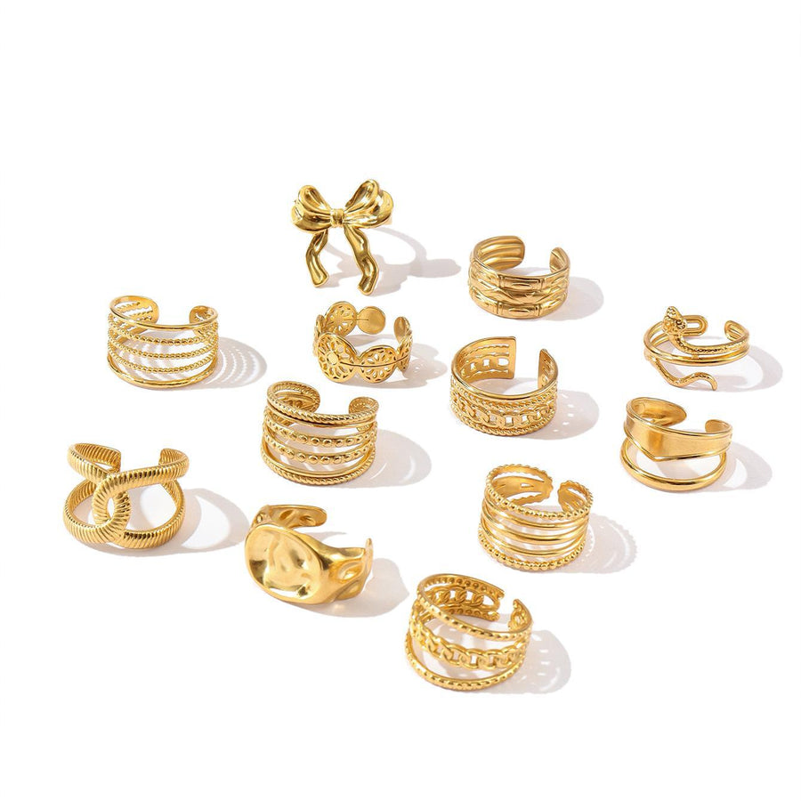 French-style Starsunmoon Ring for Women - Elegant & Unique