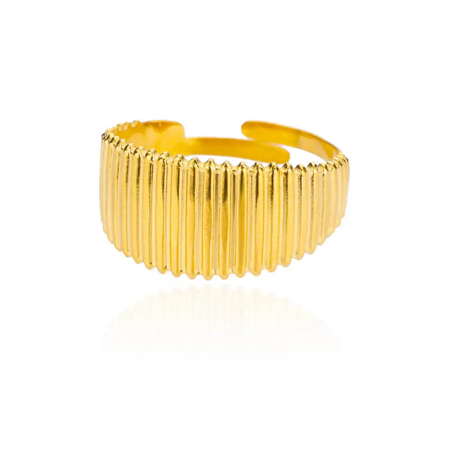 Irregular Wide Band Ring for Women - Unique Style