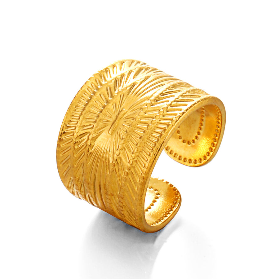 Adjustable Minimalist-style Stainless Steel Ring for Women