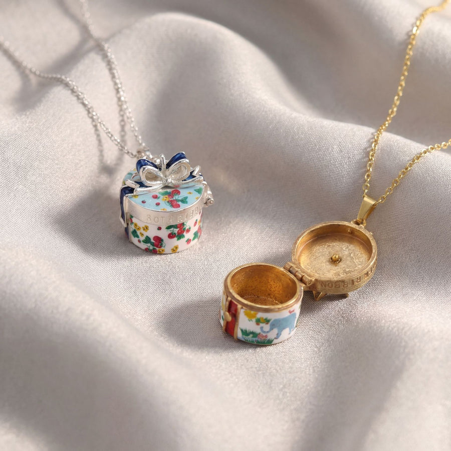 Retro Openable Gift Box Chain Necklace for Unique Gifts