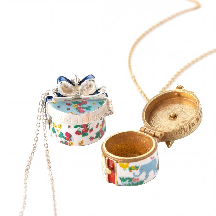 Retro Openable Gift Box Chain Necklace for Unique Gifts