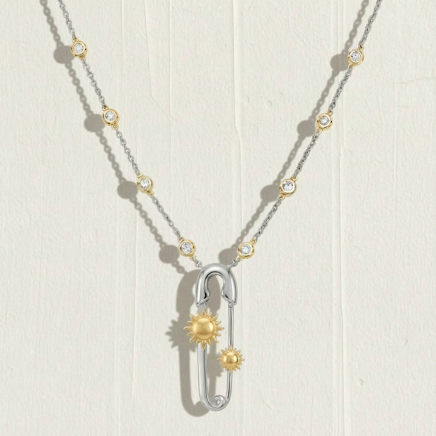 Fashionable Pin-shaped Necklace for Women - Stylish Chain Necklace