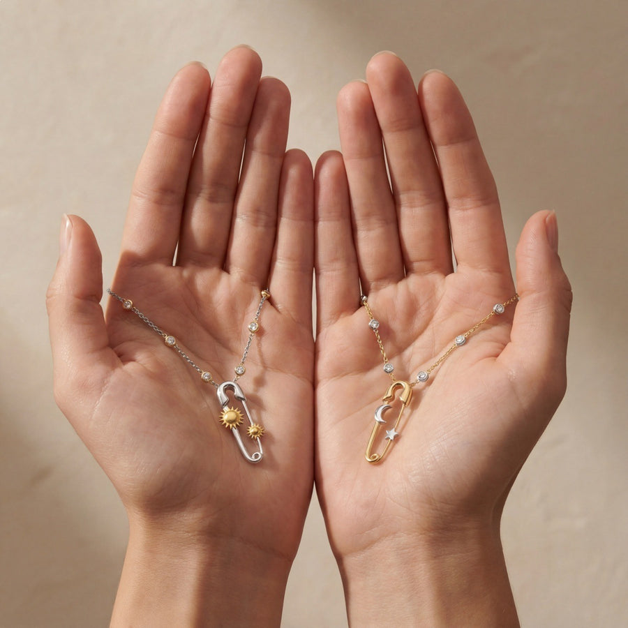 Fashionable Pin-shaped Necklace for Women - Stylish Chain Necklace