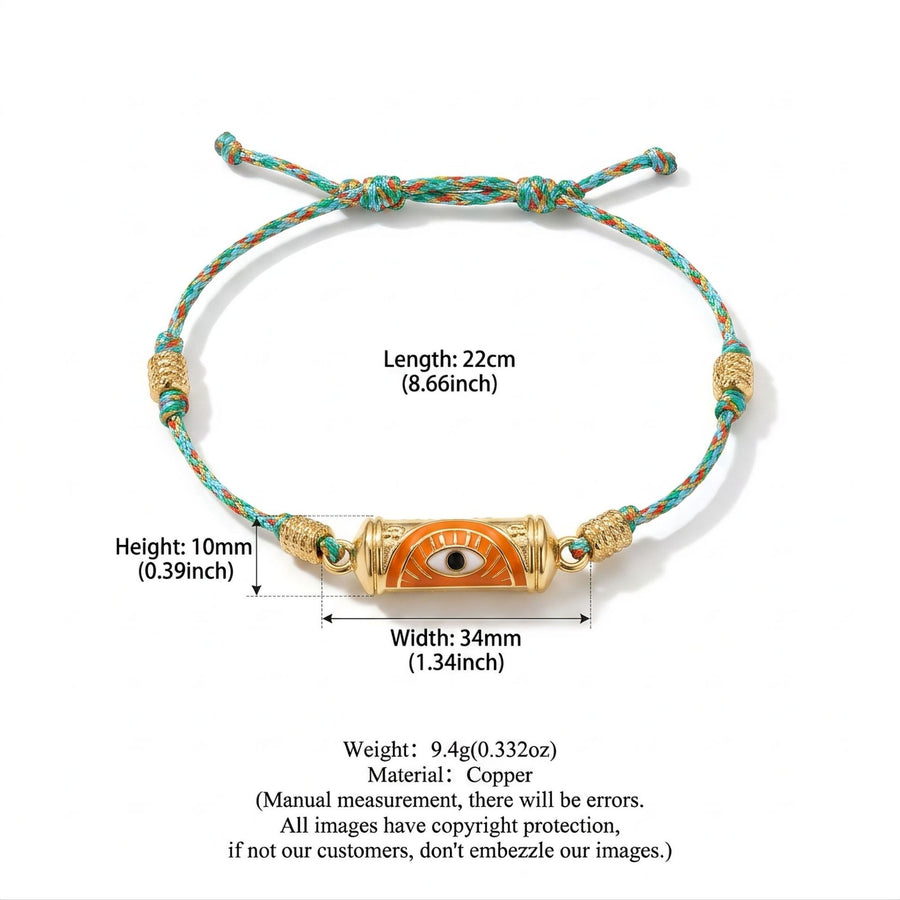 Evil Eye Kaleidoscope Chain Necklace for Unique Style