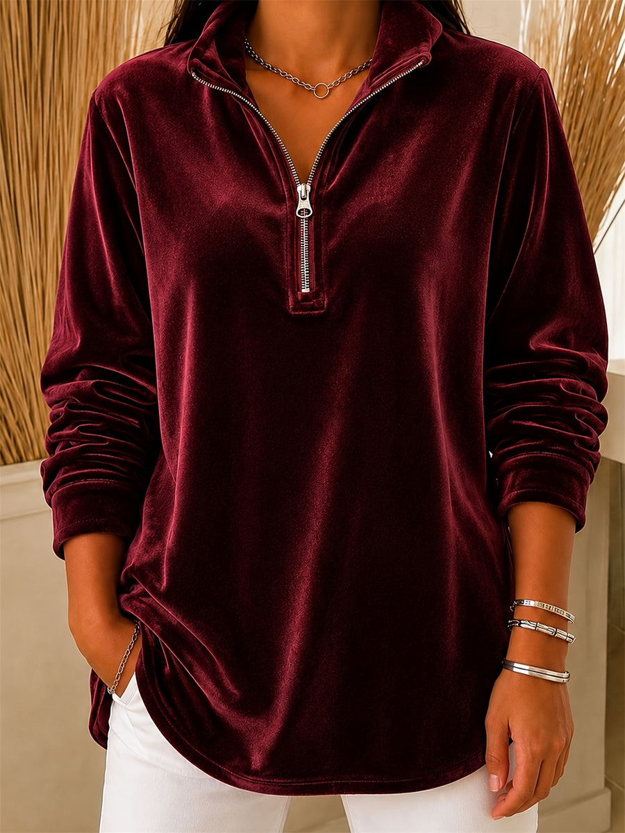 Chic Polyester Blouse for Effortless Style