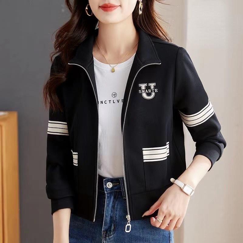Korean Style Button-Up Zipper Jacket for Women’s Blouse