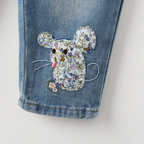 Stylish FallWinter Denim Jeans for Girls - Trendy & Comfortable