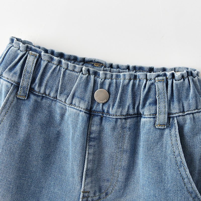 Stylish Western-Style Denim Jeans for Girls - Trendy & Comfy