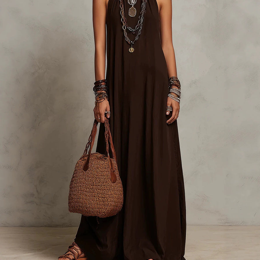 Loose-fitting Figure-flattering Women's Dress for Travel
