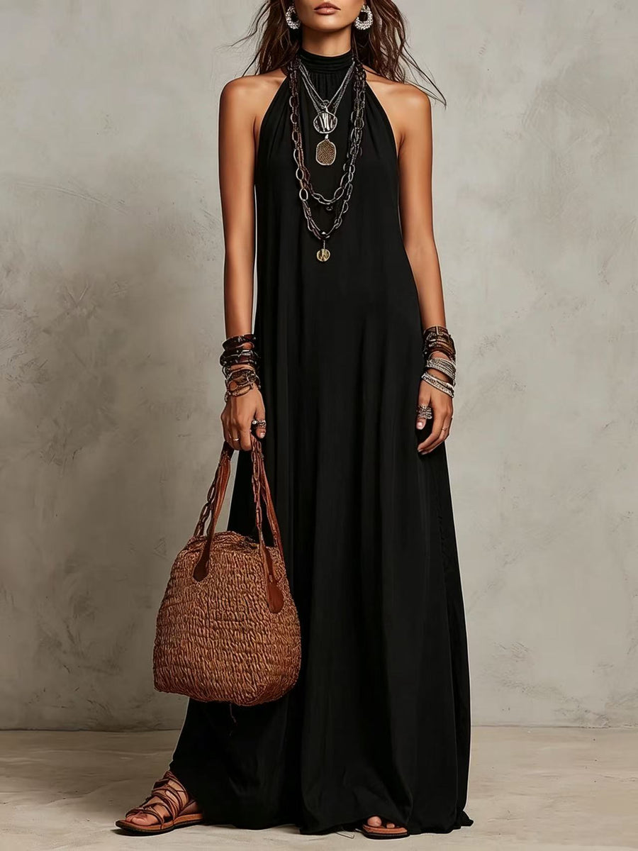 Loose-fitting Figure-flattering Women's Dress for Travel