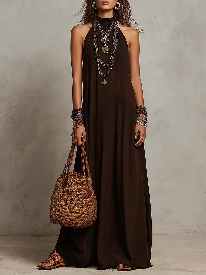 Loose-fitting Figure-flattering Women's Dress for Travel