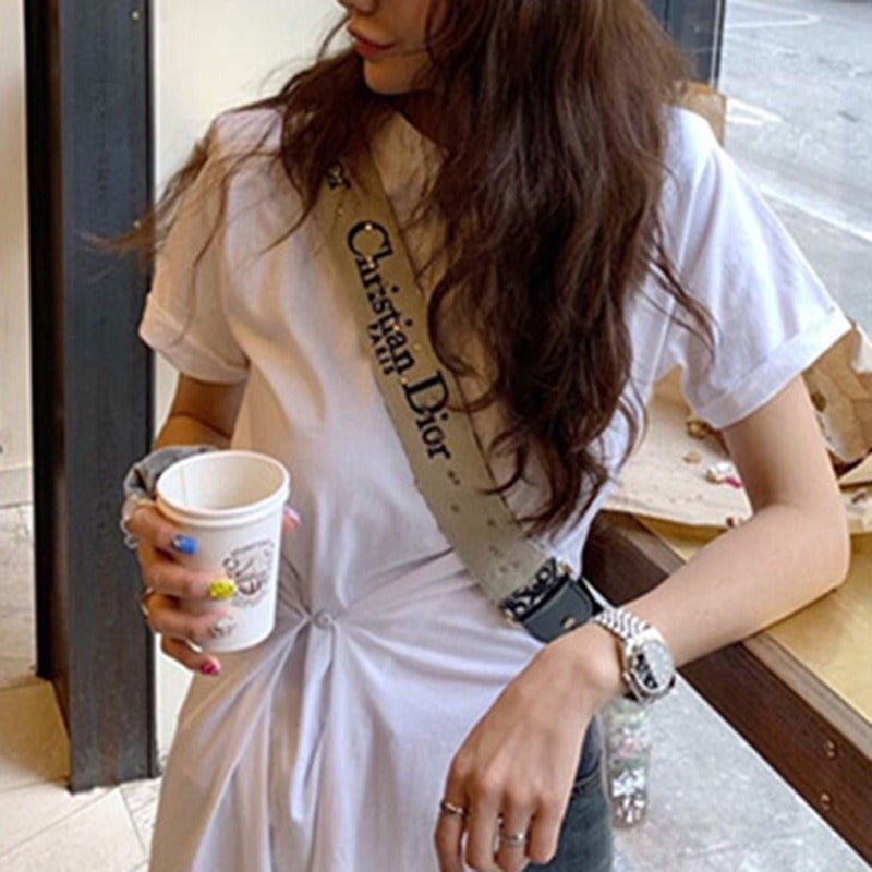 Womens One-sided Side-slit Button-up Dress for Every Occasion