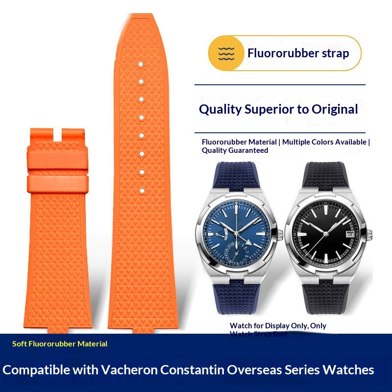 Fluororubber Watch Strap for Jiangsi Dantons Series