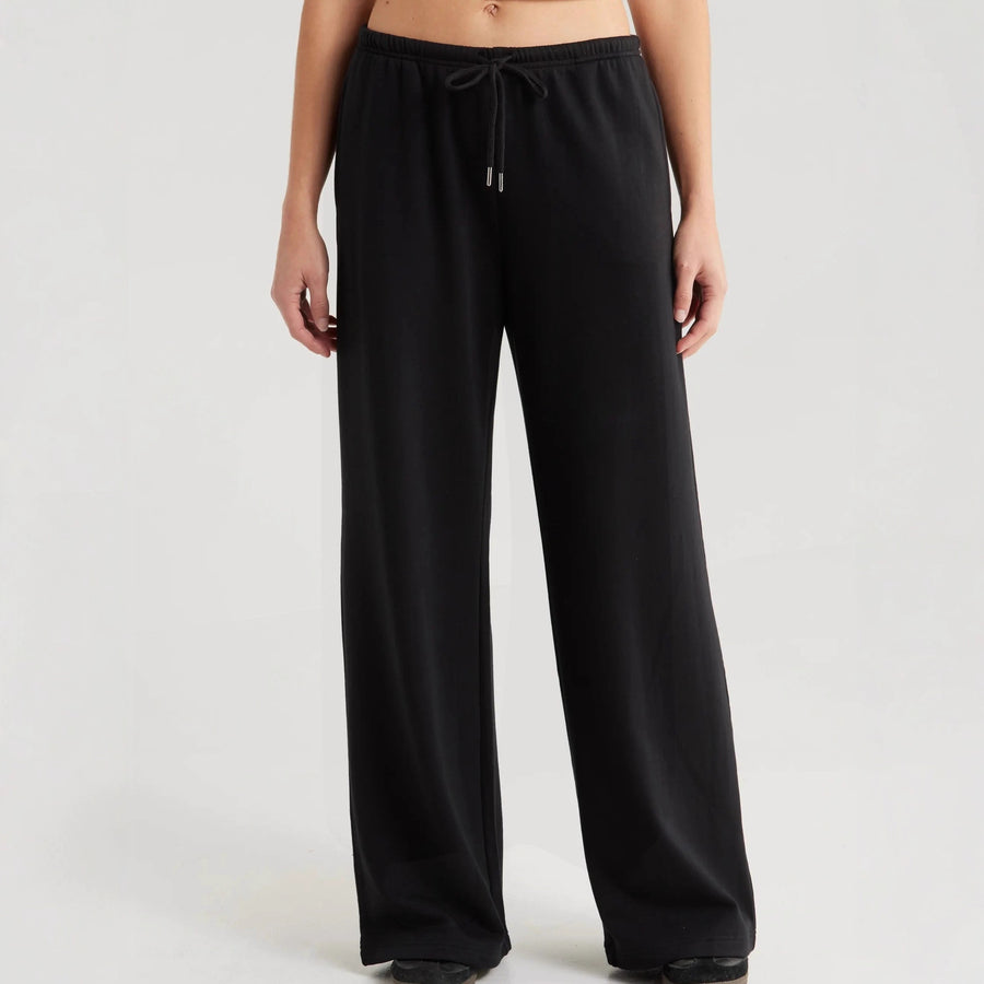 Womens Loose-Fitting Casual Drawstring Wide-Leg Yoga Pants