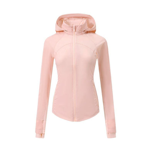 Womens Outdoor Windproof Sports Top Yoga Jacket