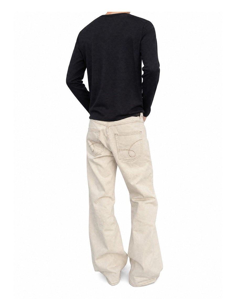 Skinny Jeans with Zipper Fly and Buckle - Stylish Fit