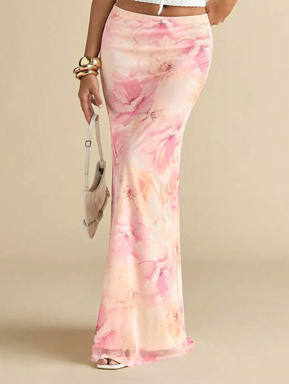 Elegant Cream-yellow Floral Mermaid Dress for Every Occasion