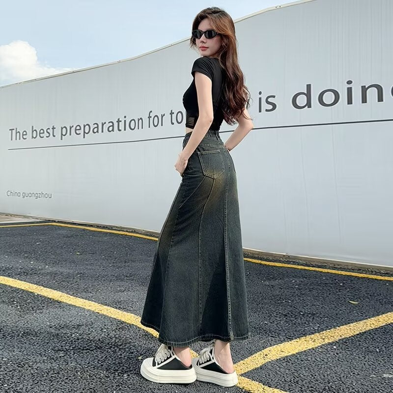 Figure-Flattering Mid-Length A-Line Skirt Dress