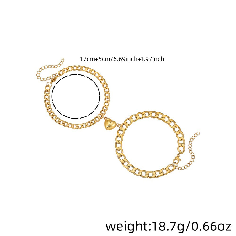 Personalized Valentines Day Stainless Steel Bracelet