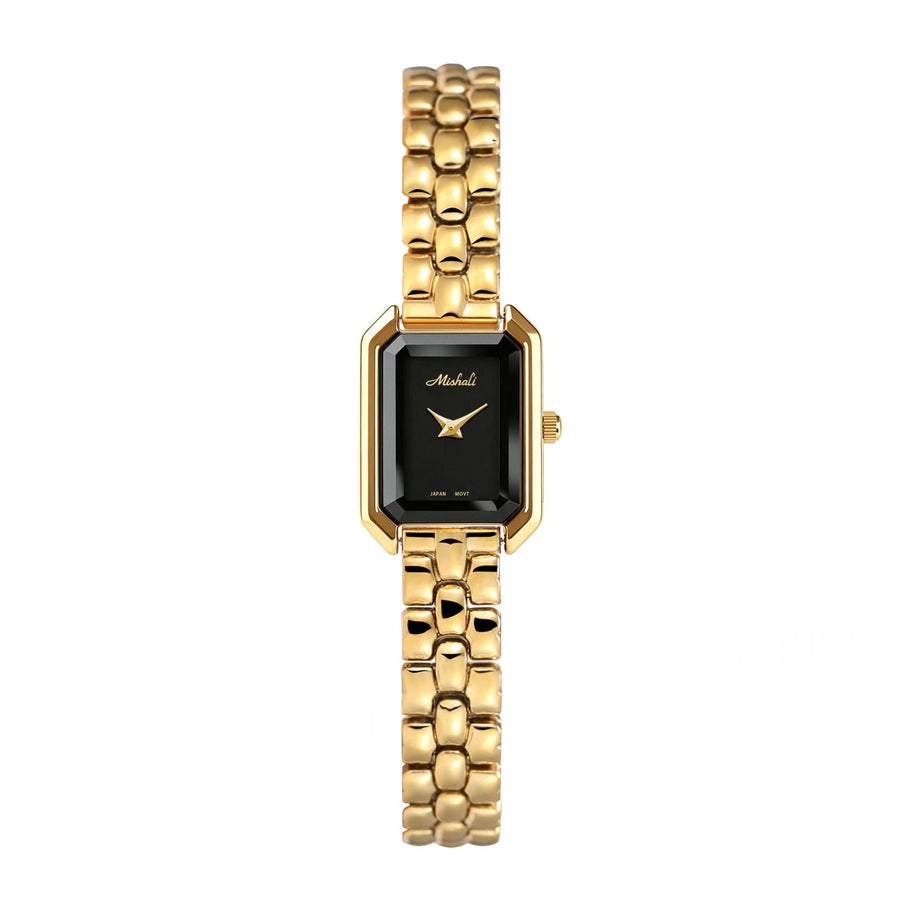 Cnspired Square Watch with Steel Band for Women