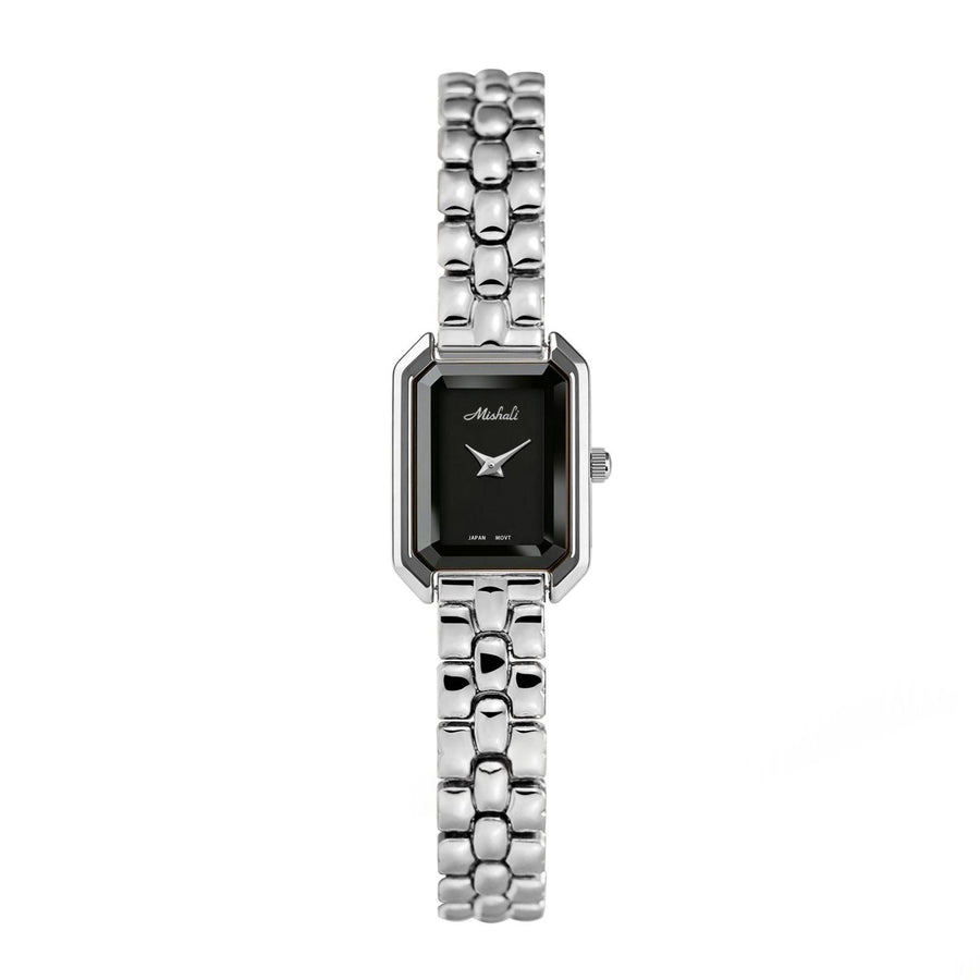 Cnspired Square Watch with Steel Band for Women