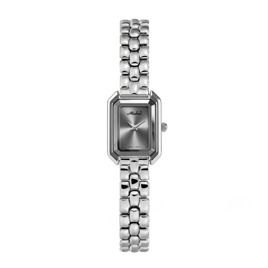 Cnspired Square Watch with Steel Band for Women