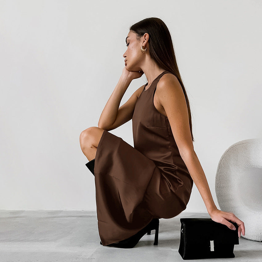 Straight-Cut Versatile Casual Dress for Women - Perfect Everyday Wear